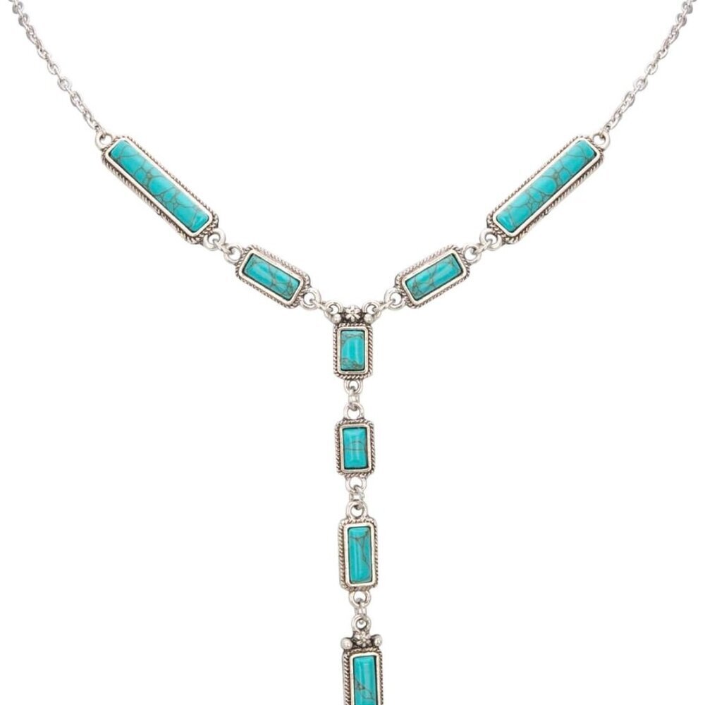 Rustic Couture's Western Turquoise Necklace Jewelry for Women Cowgirl Vintage Ne